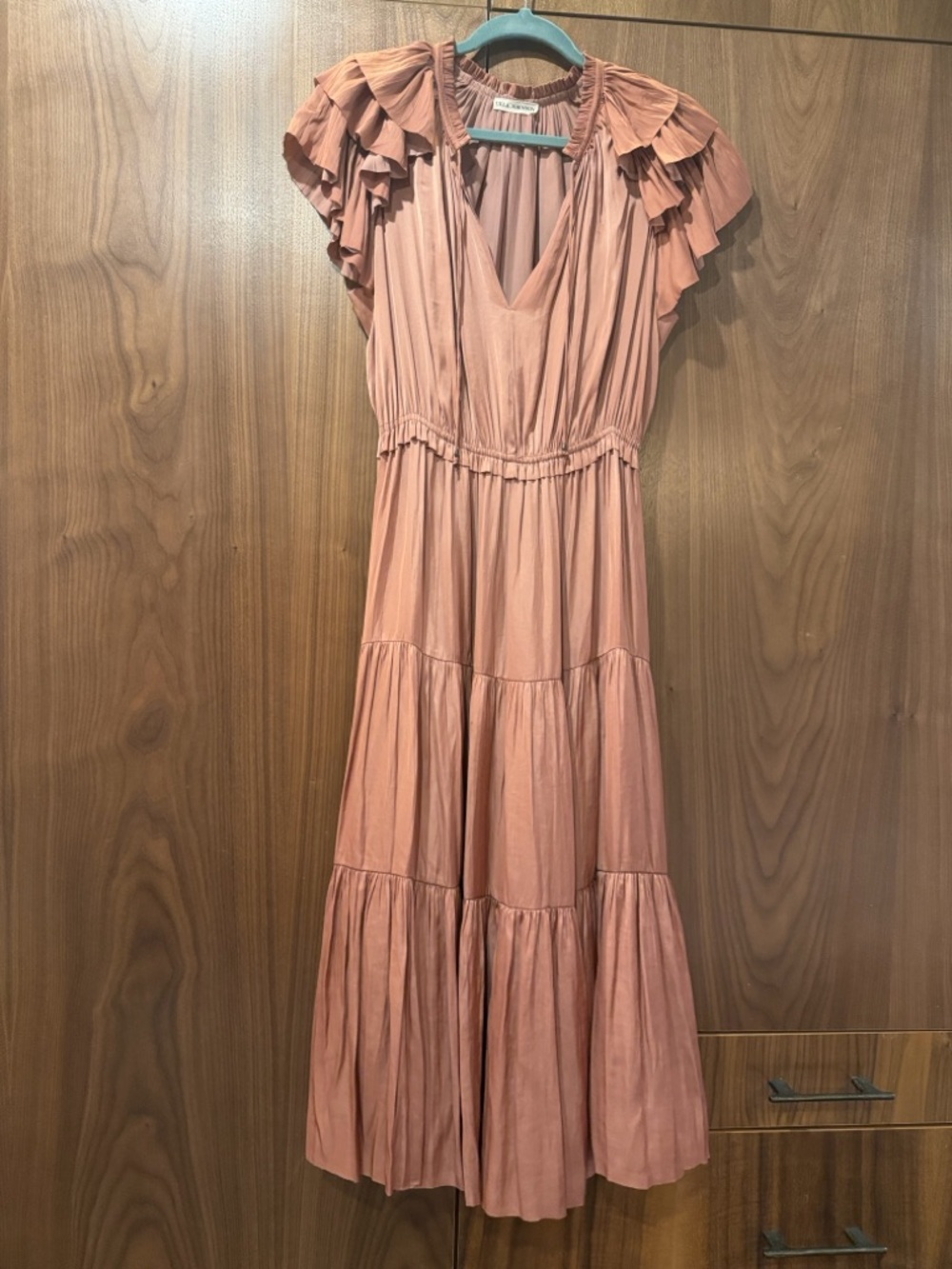 Women’s Ulla Johnson Tiered Maxi Dress - Dusty Rose